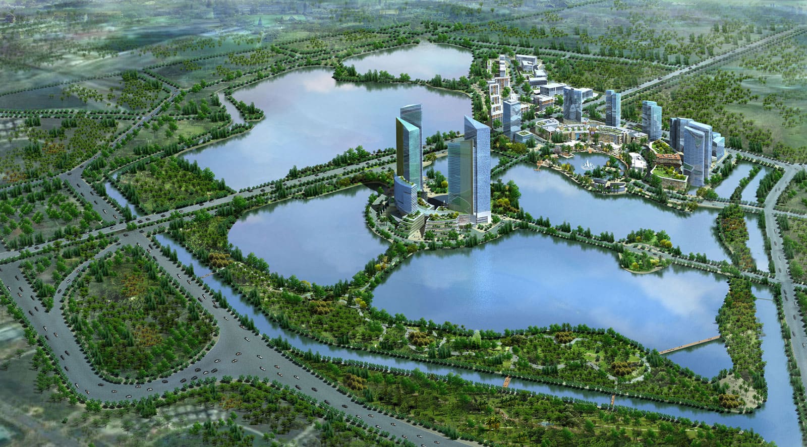 Toàn cảnh dự án Gamuda City được phát triển bởi Gamuda Land.