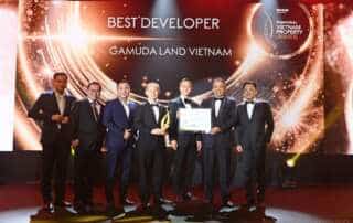 Gamuda Land Việt Nam nhận giải Nhà phát triển bất động sản tốt nhất Việt Nam nhờ những nỗ lực kiến tạo cộng đồng. Ảnh: Gamuda Land Việt Nam.