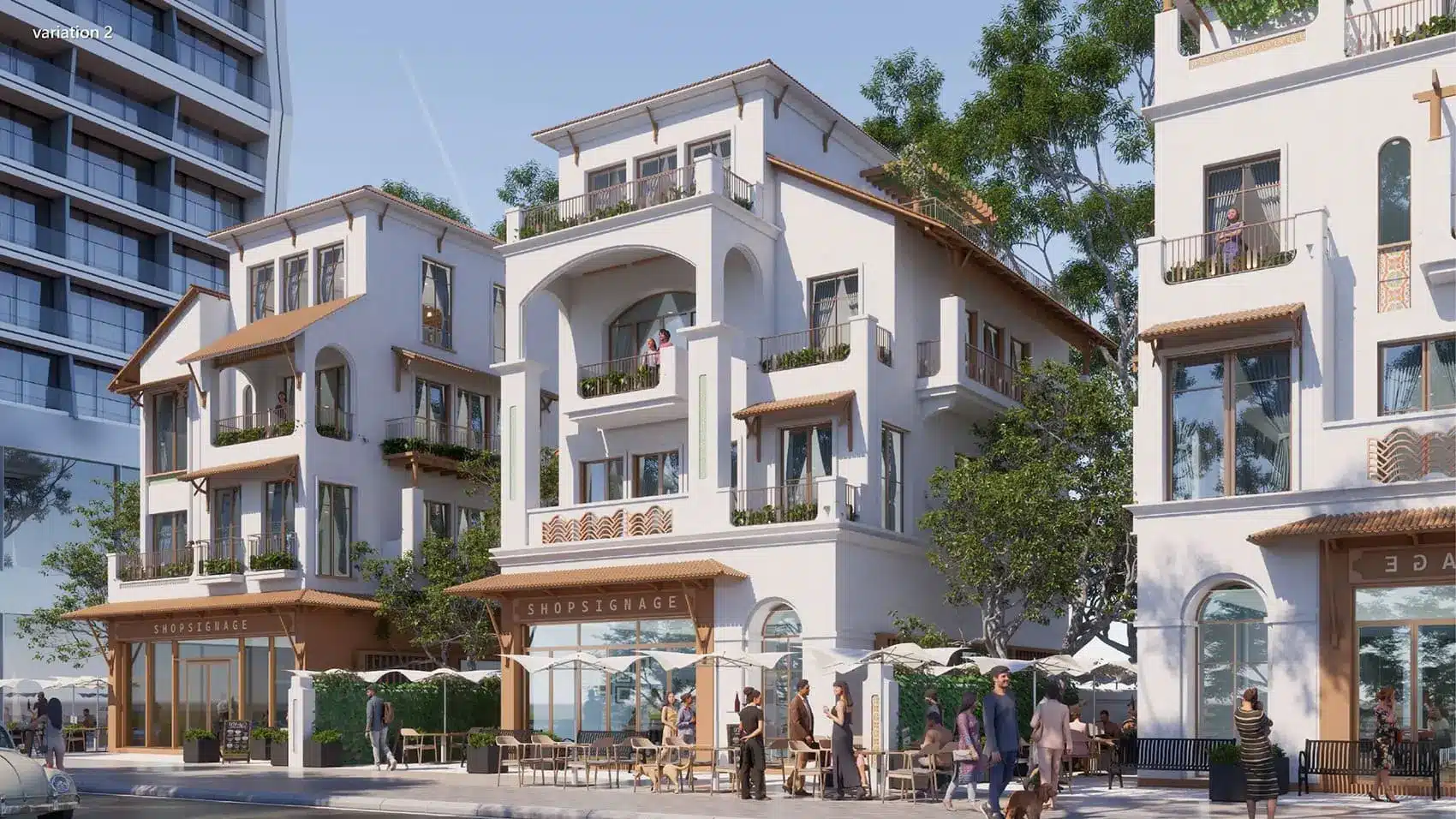 Khu biệt thự ven biển và nhà phố Blanca City kết hợp phong cách châu Âu cổ điển và hơi thở hiện đại.