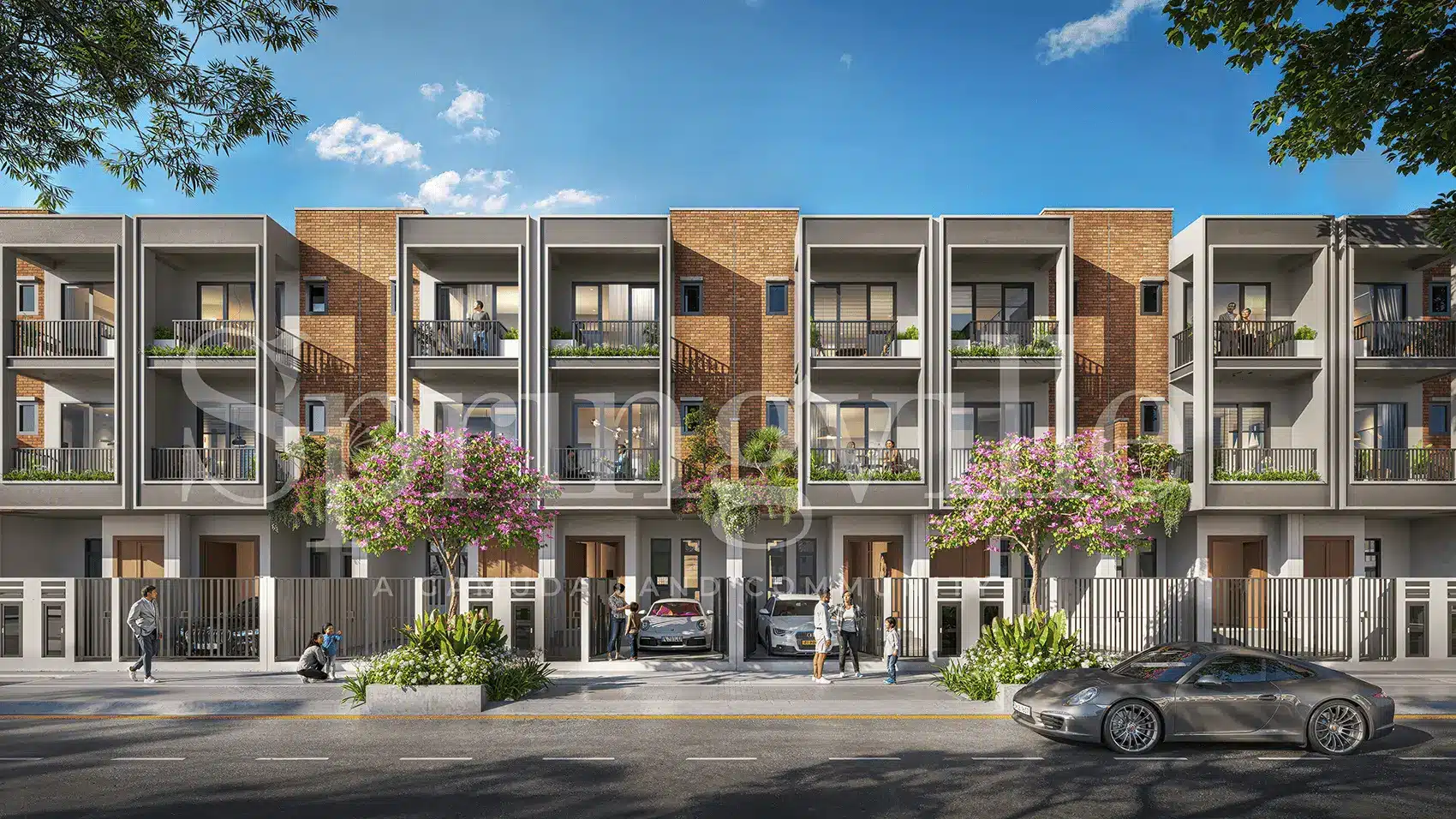 Khu nhà phố hiện đại tại Spring Ville, điểm đến an cư lý tưởng giữa lòng Nhơn Trạch.