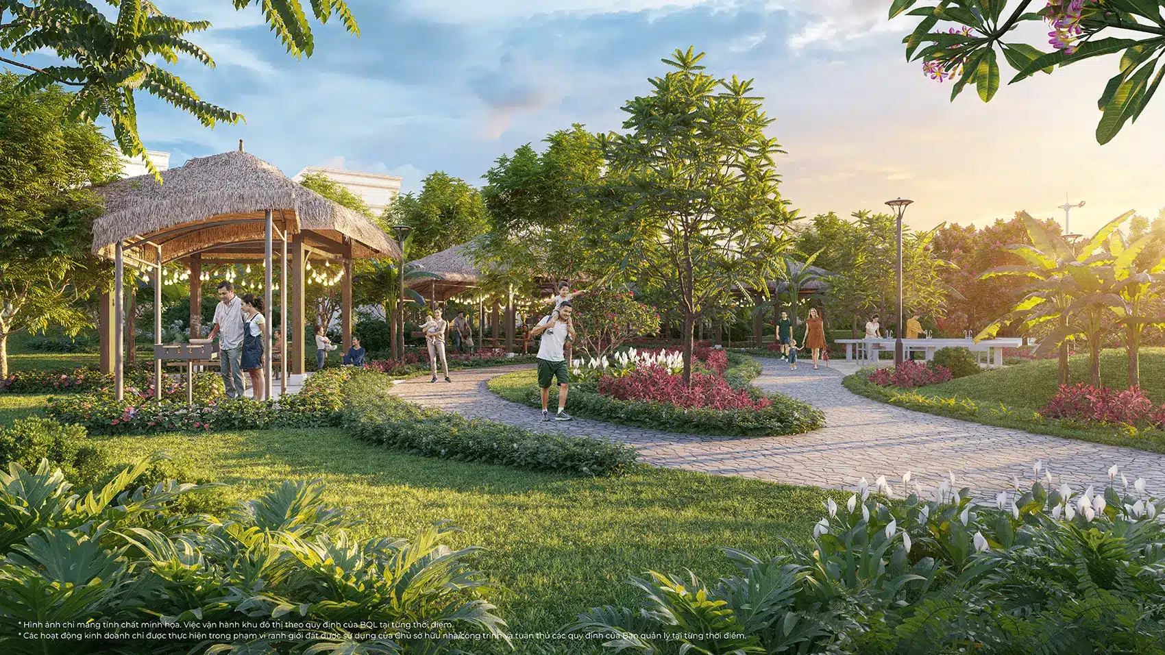 Cuộc sống xanh và tiện nghi tại Vinhomes Green City với những khu vui chơi và công viên sinh thái đẳng cấp.